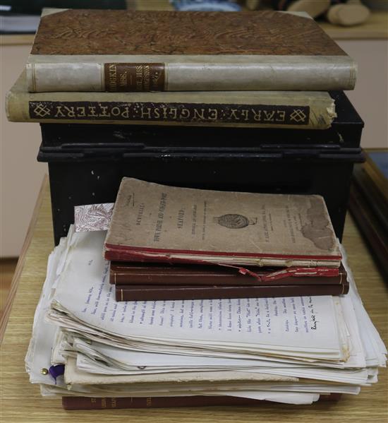 An archive of letters, indentures and books, relating to Hodgkin and Harrison (of Sutton Place, Seaford) families,